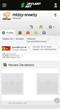 Mobile Screenshot of mizzy-snoezy.deviantart.com