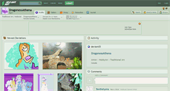 Desktop Screenshot of dragonessathena.deviantart.com