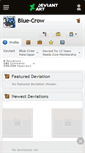 Mobile Screenshot of blue-crow.deviantart.com