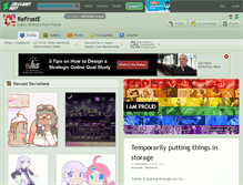 Tablet Screenshot of aikawiifrostie.deviantart.com