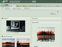 Tablet Screenshot of ese8e.deviantart.com