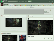 Tablet Screenshot of meletis.deviantart.com