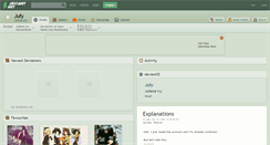 Desktop Screenshot of jufy.deviantart.com