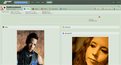 Desktop Screenshot of deathrockstock.deviantart.com