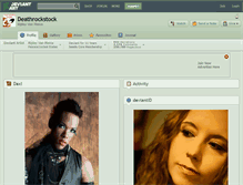 Tablet Screenshot of deathrockstock.deviantart.com