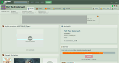Desktop Screenshot of holy-red-cockroach.deviantart.com