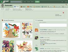 Tablet Screenshot of kureculari.deviantart.com