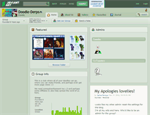 Tablet Screenshot of doodle-derps.deviantart.com