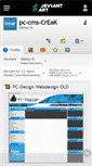 Mobile Screenshot of pc-cms-creak.deviantart.com