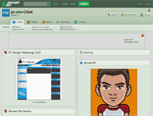 Tablet Screenshot of pc-cms-creak.deviantart.com