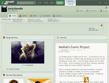 Tablet Screenshot of donjuliano86.deviantart.com