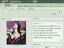 Tablet Screenshot of gunkata.deviantart.com