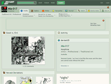 Tablet Screenshot of mia-017.deviantart.com