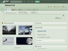 Tablet Screenshot of dhabyani-uae.deviantart.com
