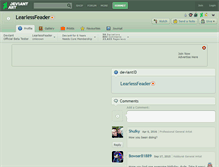 Tablet Screenshot of learlessfeader.deviantart.com