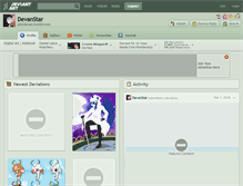 Tablet Screenshot of devanstar.deviantart.com