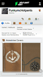 Mobile Screenshot of funkymchotpants.deviantart.com