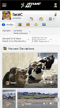 Mobile Screenshot of facec.deviantart.com