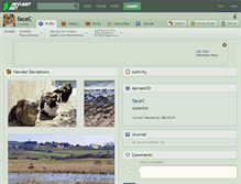 Tablet Screenshot of facec.deviantart.com