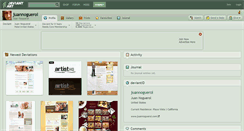 Desktop Screenshot of juannoguerol.deviantart.com