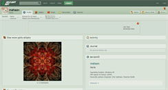 Desktop Screenshot of mahaon.deviantart.com
