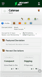 Mobile Screenshot of calenae.deviantart.com