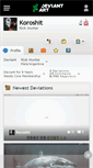 Mobile Screenshot of koroshit.deviantart.com
