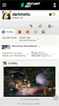 Mobile Screenshot of darkmello.deviantart.com