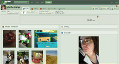 Desktop Screenshot of juliethestrange.deviantart.com