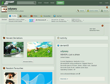 Tablet Screenshot of odyssey.deviantart.com