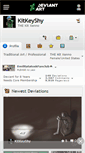 Mobile Screenshot of kitkeyshy.deviantart.com