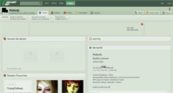Desktop Screenshot of nubody.deviantart.com