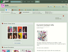 Tablet Screenshot of kyria.deviantart.com