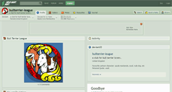 Desktop Screenshot of bullterrier-league.deviantart.com