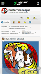 Mobile Screenshot of bullterrier-league.deviantart.com