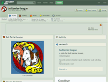 Tablet Screenshot of bullterrier-league.deviantart.com