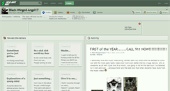 Desktop Screenshot of black-winged-angel17.deviantart.com
