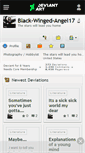 Mobile Screenshot of black-winged-angel17.deviantart.com