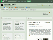 Tablet Screenshot of black-winged-angel17.deviantart.com