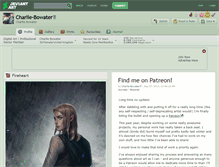 Tablet Screenshot of charlie-bowater.deviantart.com