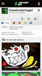Mobile Screenshot of chaoshunterkugari.deviantart.com
