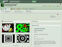 Tablet Screenshot of chaoshunterkugari.deviantart.com