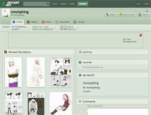 Tablet Screenshot of mmmphing.deviantart.com
