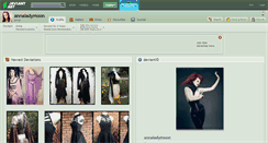 Desktop Screenshot of annaladymoon.deviantart.com