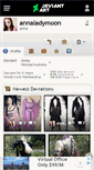 Mobile Screenshot of annaladymoon.deviantart.com