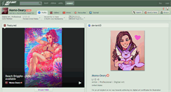 Desktop Screenshot of momo-deary.deviantart.com