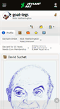 Mobile Screenshot of goat-legs.deviantart.com