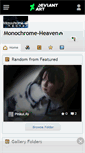 Mobile Screenshot of monochrome-heaven.deviantart.com