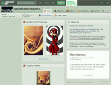 Tablet Screenshot of monochrome-heaven.deviantart.com