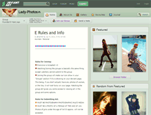 Tablet Screenshot of lady-photos.deviantart.com